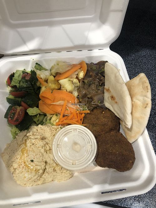 Falafel Hummus Bowl at Myapapaya in Boca Raton