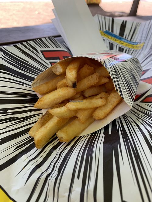 Awesome fries  at Flash Eats in Canberra
