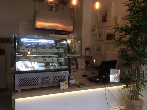 Shop counter at Rice Kings Sutlijaš Bar in Belgrade