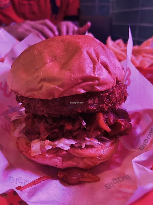 Piggy smalls burger at Big Dill in Hong Kong Island