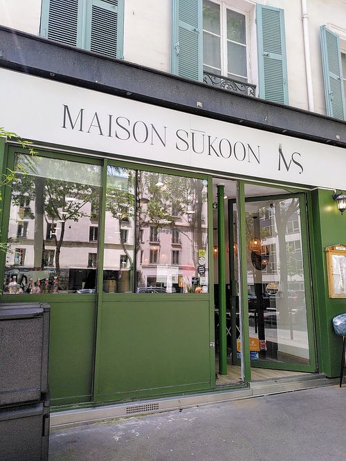 Façade at Maison Sukoon in Paris