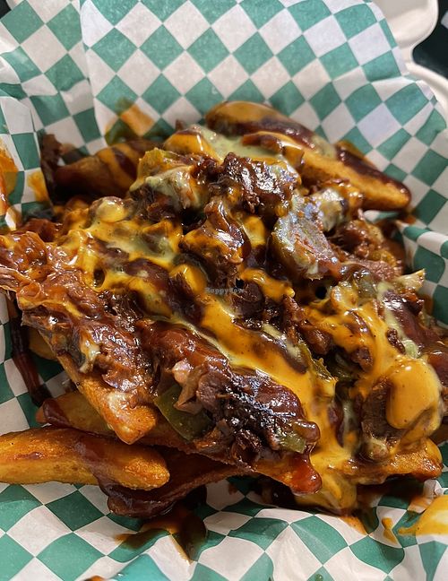This is the End loaded fries   at Twisted Plants in Cudahy