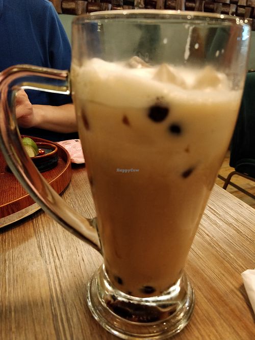 Earl grey bubble tea at The Kind Bowl - Somerset in Central Singapore