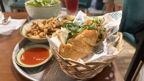 Saigon delight baguette  at The Kind Bowl - Somerset in Central Singapore