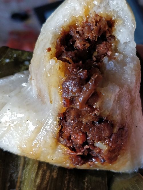 Nonya rice Dumplings at Su-Good 素好健康 - Geylang in Central Singapore