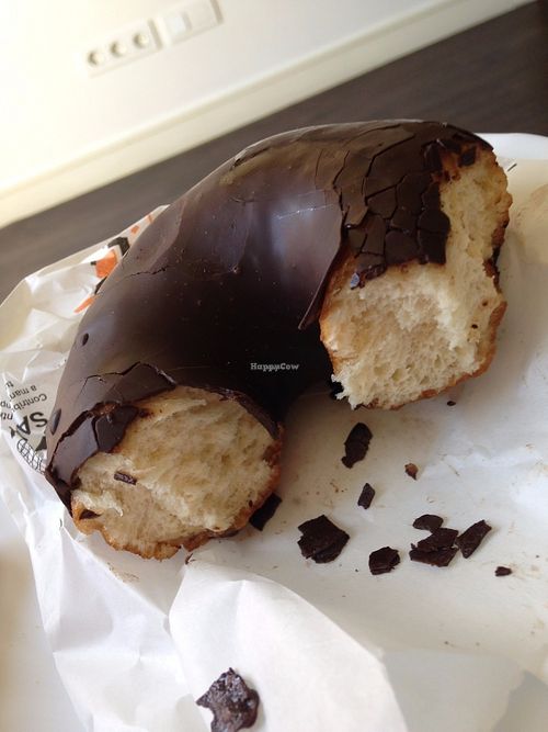Chocolate donut, so good! at Gopal - Vegan Deli in Barcelona