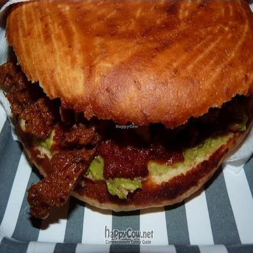 Seitan sandwich at Gopal - Vegan Deli in Barcelona