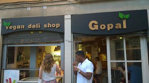Outside View at Gopal - Vegan Deli in Barcelona