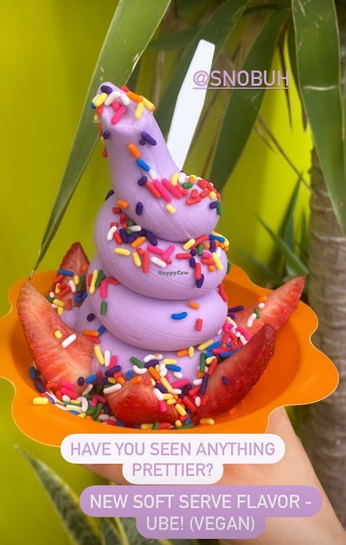 Vegan flavor at Sno.Buh by Ice Cream Bae in North Kansas City