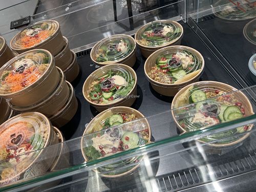 salads at Karma in Bern