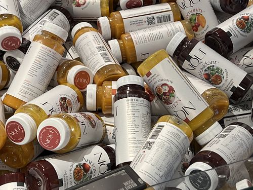 juices at Karma in Bern