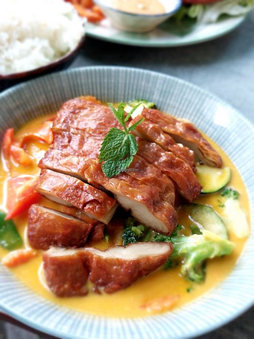 best duck ever! at Ong Tao Vegan in Frankfurt