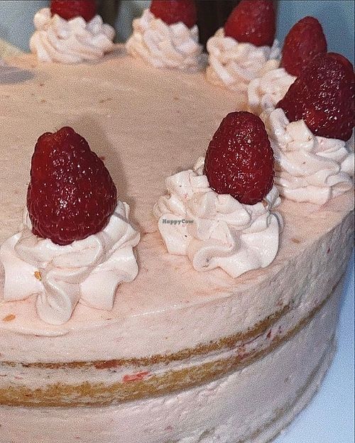 Strawberry cake  at Muscovado Sweets in White Plains