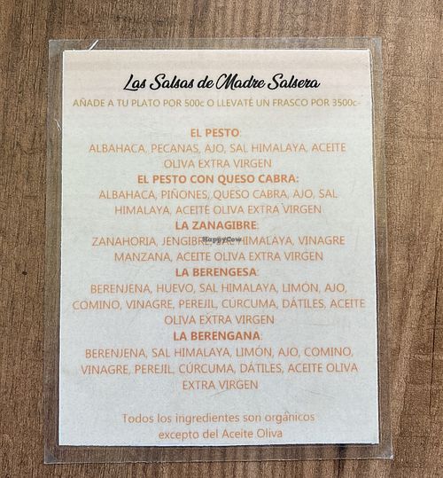 Homemade Salsa’s at Tostas in Puerto Viejo De Talamanca