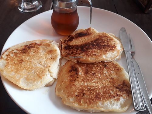 Banana pancakes with maple syrup at The Worlds End in Koh Phangan