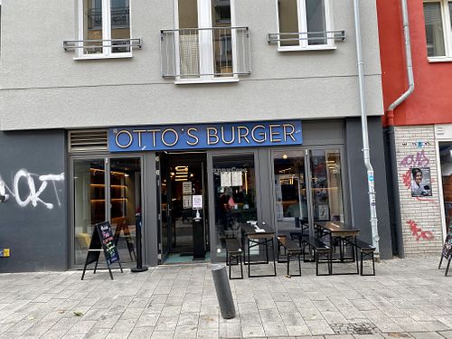 outside at Otto's Burger in Cologne