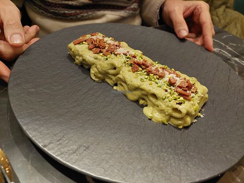 Paccheri al pistacchio #Veganuary at Choose in Madrid