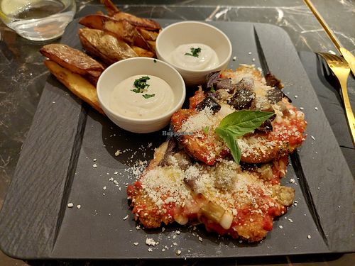 Cotoletta alla parmigiana #Veganuary at Choose in Madrid