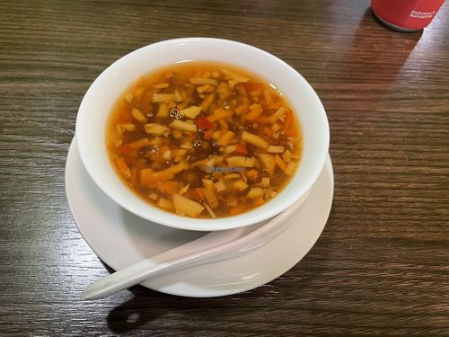 Vegan soup (part of set lunch)  at Asia Luong in Hannover