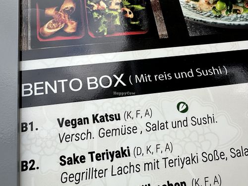 veg*n options  at Moon Sushi Bar in Bad Neustadt An Der Saale