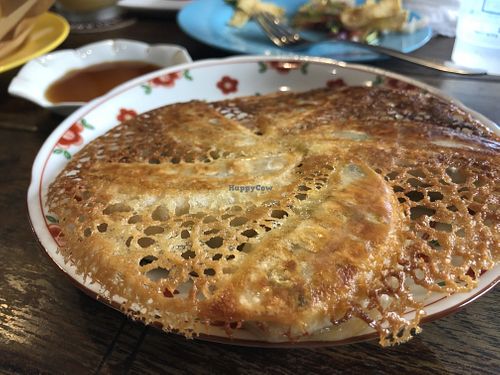 Vegan Gyoza ¥900 at Watering Hole in Tokyo