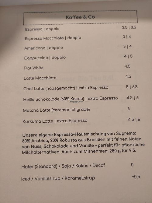 Menu page 4 #Veganuary at OM NOM NOM CAFÉ in Munich