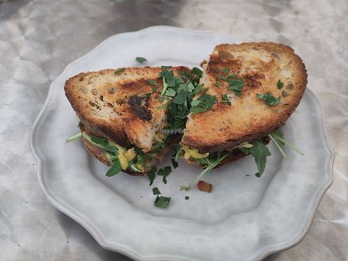 Grilled cheese sandwich, 14€ at OM NOM NOM CAFÉ in Munich