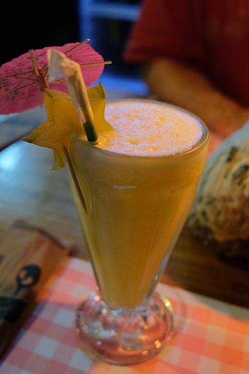 Smoothie at Sobre Las Olas in Cahuita