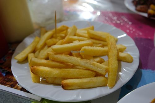 Fries at Soda La Casita de Yaki in San Jose
