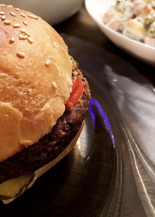 Soy Meat Burger (Take Away) at Veget Vegan in Kharkiv