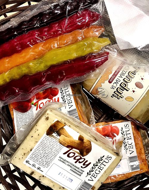 Tofu, Peanut Butter & Churchkhela at Vegetus - Pushkinska in Kharkiv