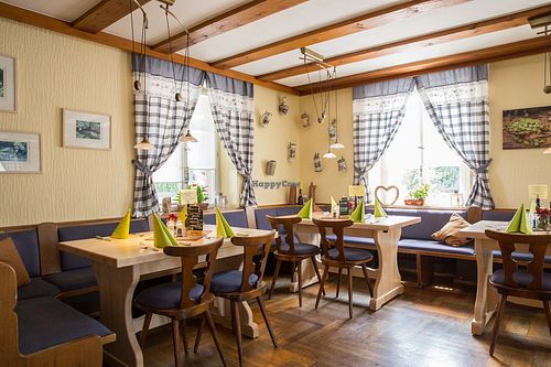 Restaurant interior at Landgasthof Löwen in Obersasbach