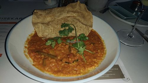Gelbes Linsencurry at Deichkind in Sankt Peter-ording