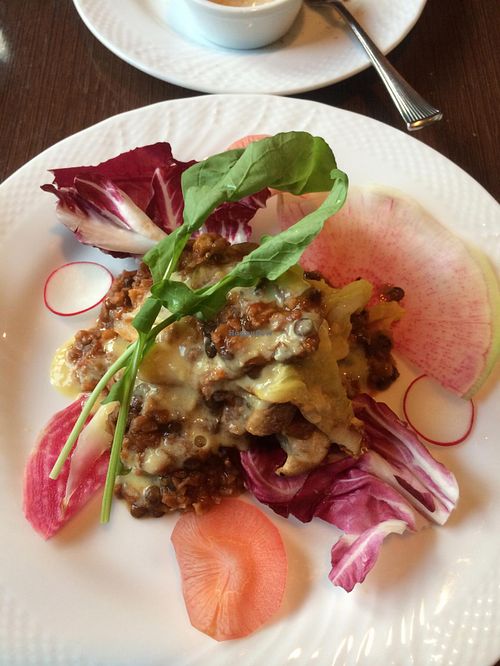 Chaya dinner (set course) main dish at Green Italian TORCIA - Shinjuku in Tokyo