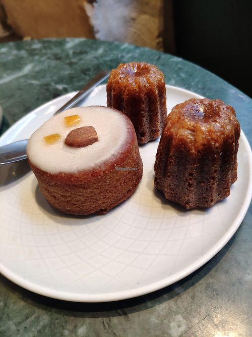 Cannelé and Saint James at Cassonade Cannelés & Spécialités in Bordeaux