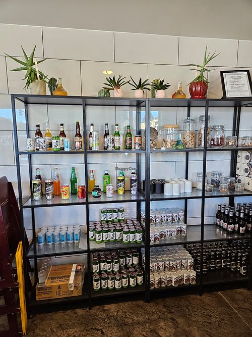 Some of Beverage options at Mason's Dumpling Shop in Aurora