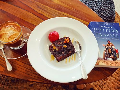 Orange chocolate cake 🍫✨ at Breeze in Koh Tao