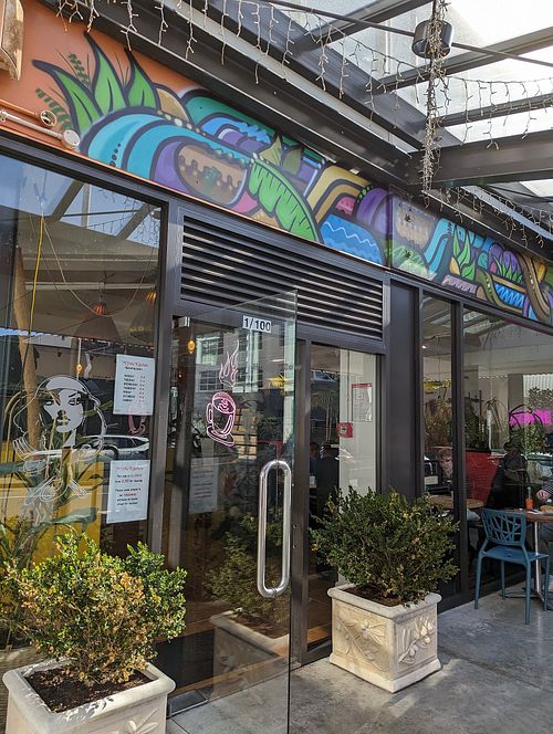 Outside at Mystic Kitchen in Wellington