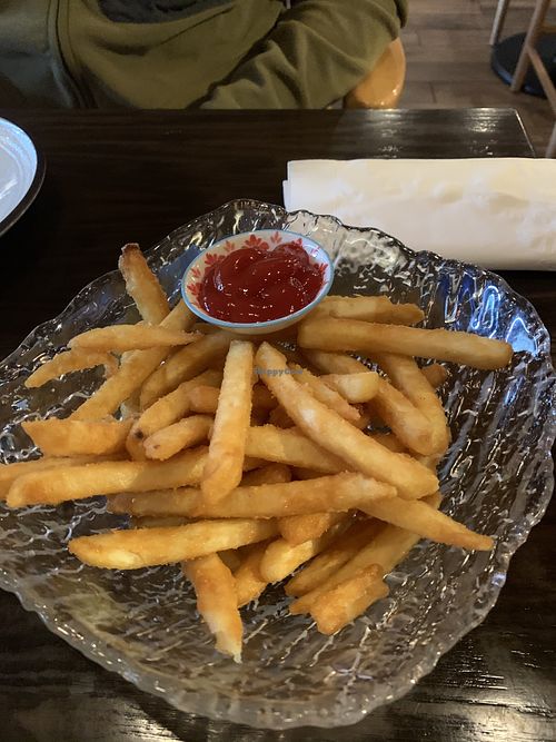 Fries (so good) at Chi in Vancouver
