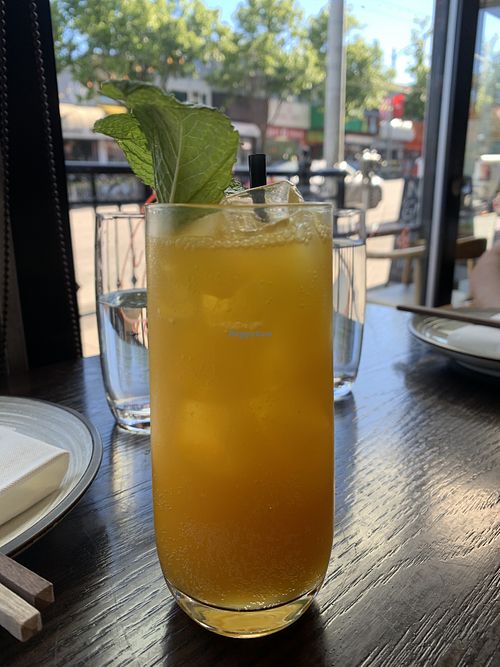 Mango lemonade  at Chi in Vancouver