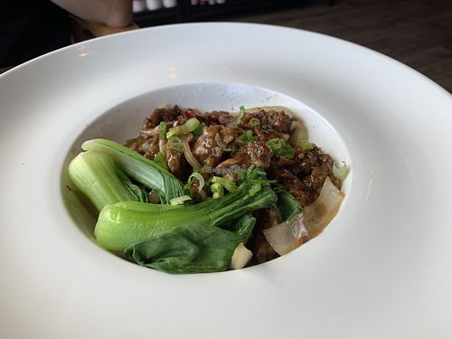 Lemongrass vegan chicken   at Chi in Vancouver