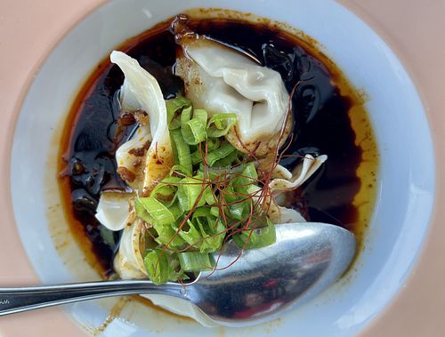 Wonton  at Chi in Vancouver