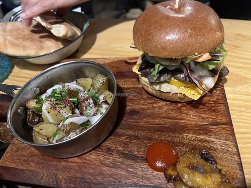 Vegan Burger  at La Cantine de Sam in Paris