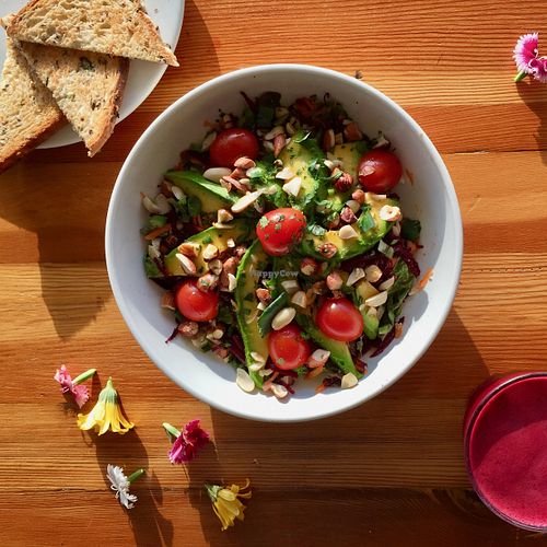 Thai nut salad at Earthmother Cafe in Durban