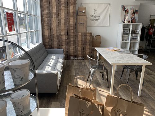 Inside seating  at Nutty Bunny in Norwalk