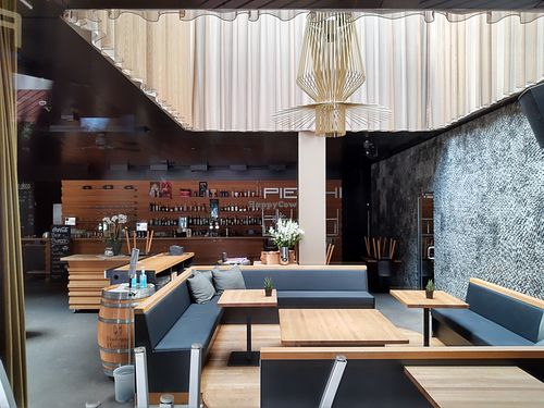 Interior (when closed) at Pier 41 in Zug