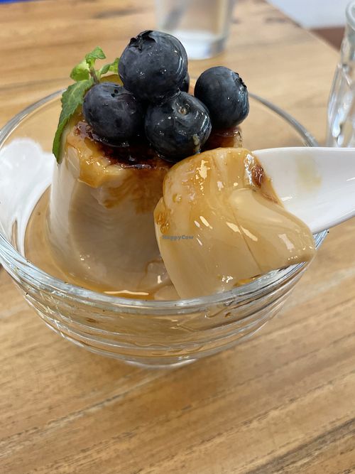 Creme brûlée with rum - good taste (didn’t have caramelised hardened layer on top)  at The Park by Years in Kowloon