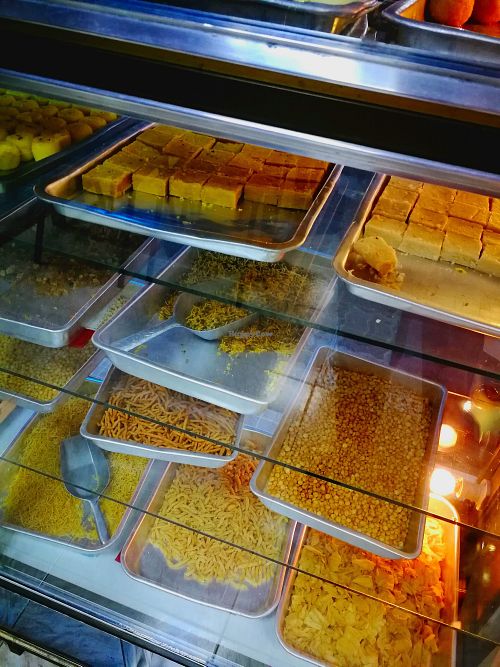 Some food on display.  at Milan Restaurant in Sohar