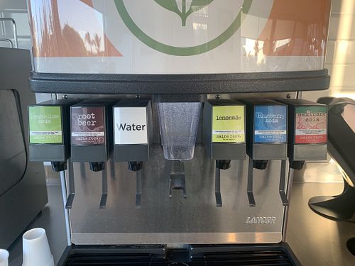 drink choices  at Plant Power Fast Food - Brookhurst in Fountain Valley