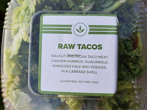 Raw tacos at Plant Power Fast Food - Brookhurst in Fountain Valley